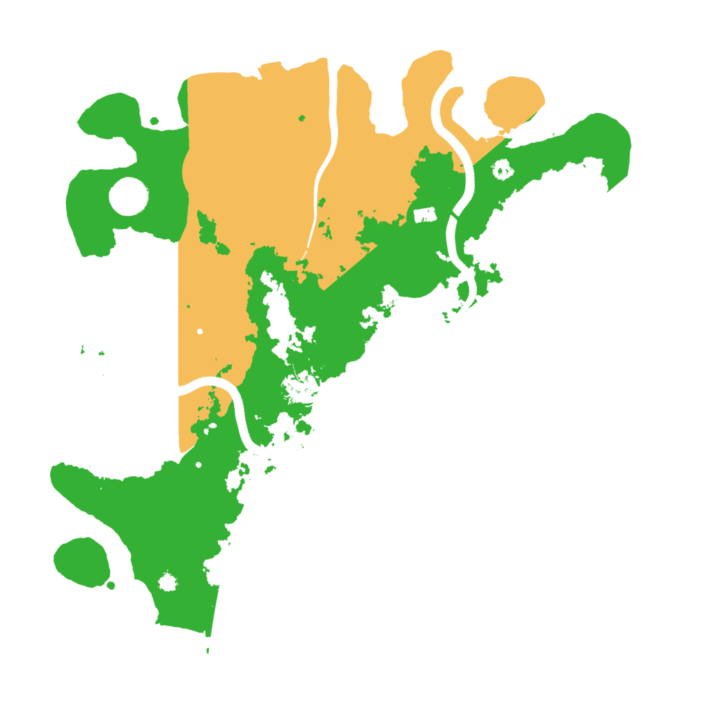 Biome Rust Map: Procedural Map, Size: 3500, Seed: 75006974