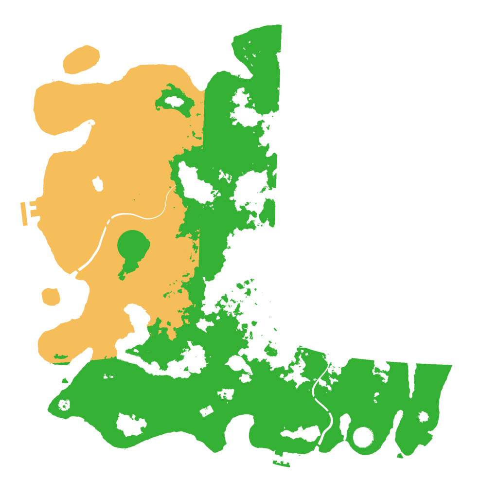 Biome Rust Map: Procedural Map, Size: 4300, Seed: 432855153