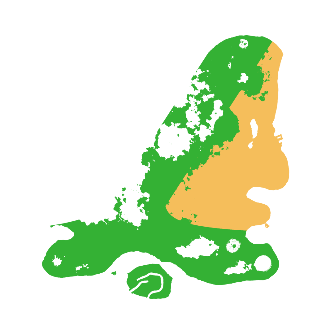 Biome Rust Map: Procedural Map, Size: 3500, Seed: 2101685540
