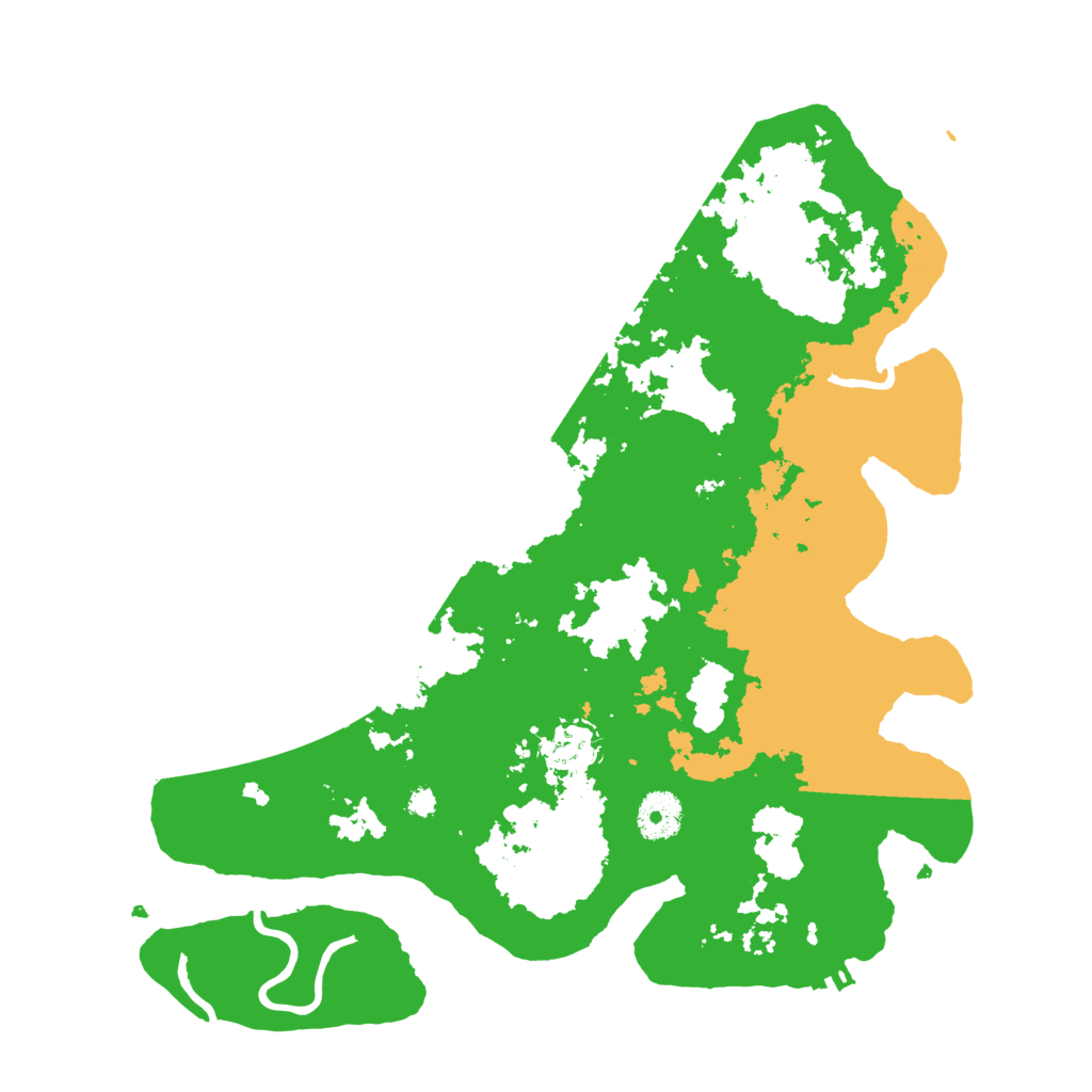 Biome Rust Map: Procedural Map, Size: 3500, Seed: 9138456