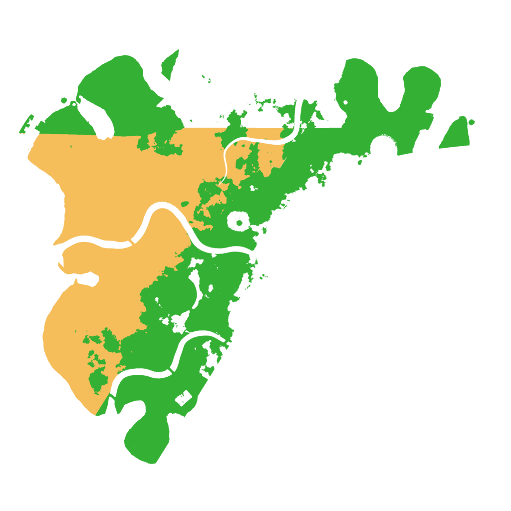 Biome Rust Map: Procedural Map, Size: 3500, Seed: 1156893644