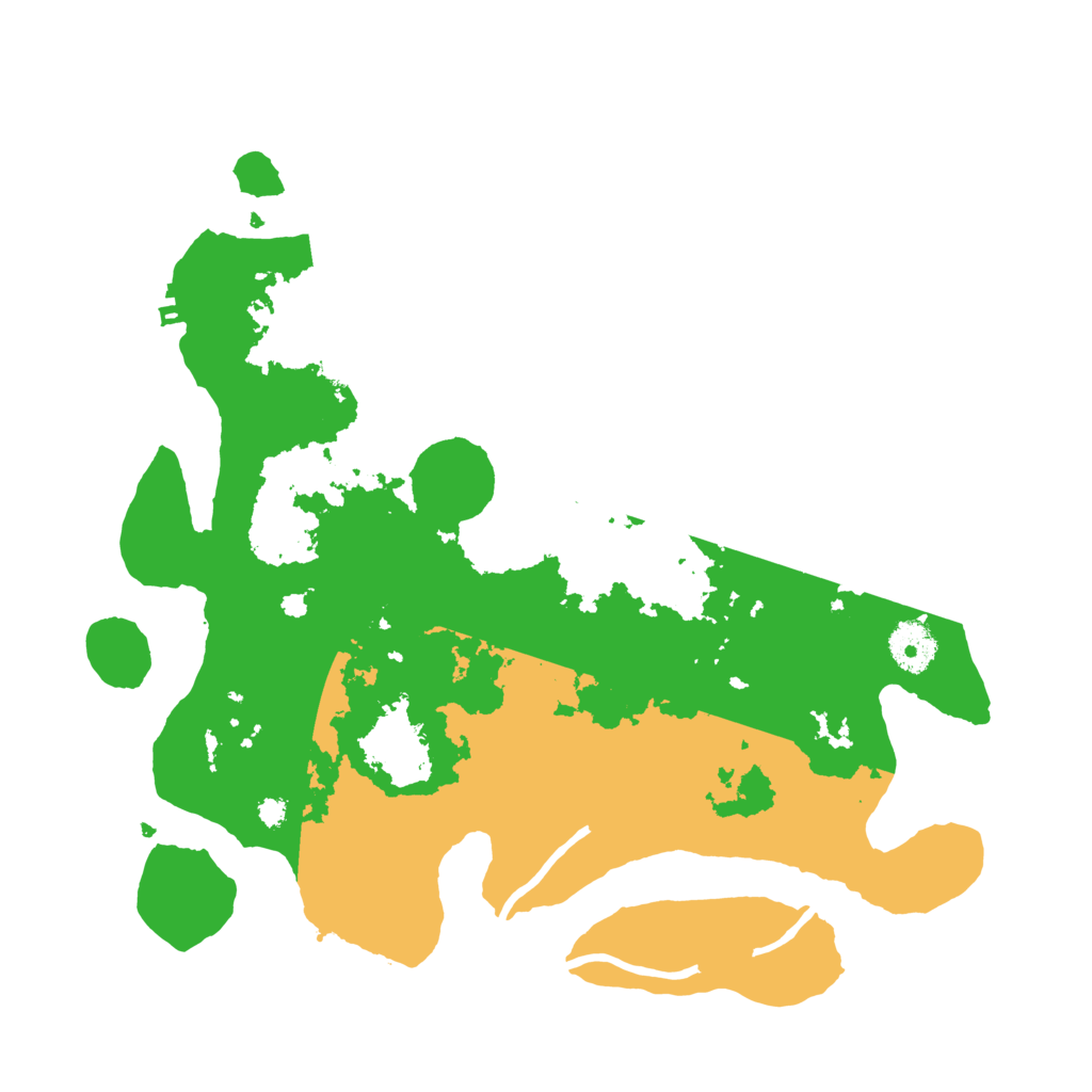 Biome Rust Map: Procedural Map, Size: 3500, Seed: 996388066