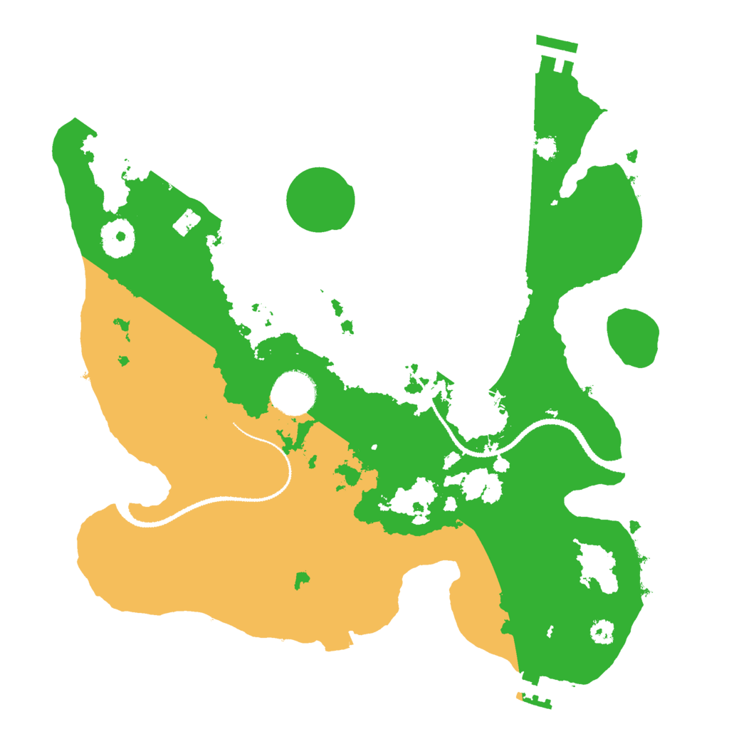Biome Rust Map: Procedural Map, Size: 3000, Seed: 477716126
