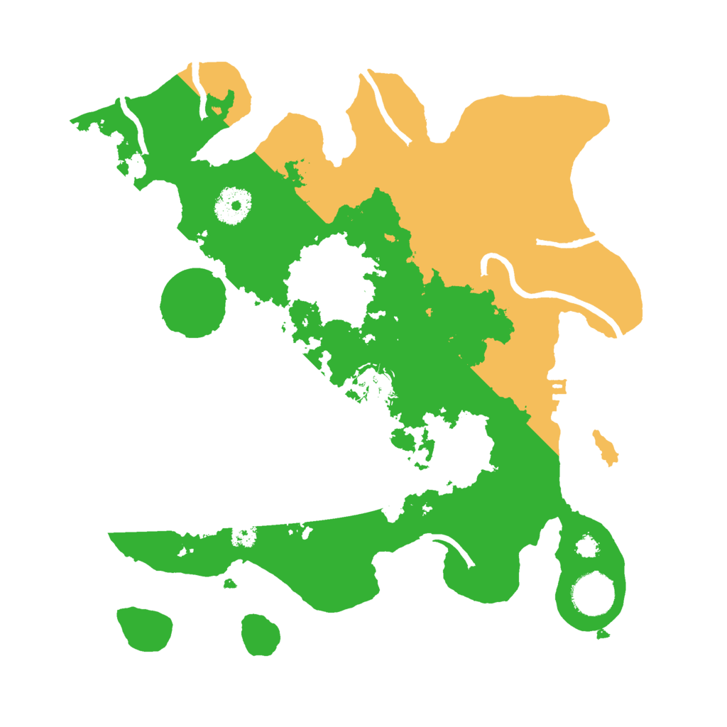 Biome Rust Map: Procedural Map, Size: 3000, Seed: 1268624074