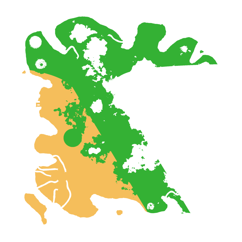 Biome Rust Map: Procedural Map, Size: 3500, Seed: 5867321