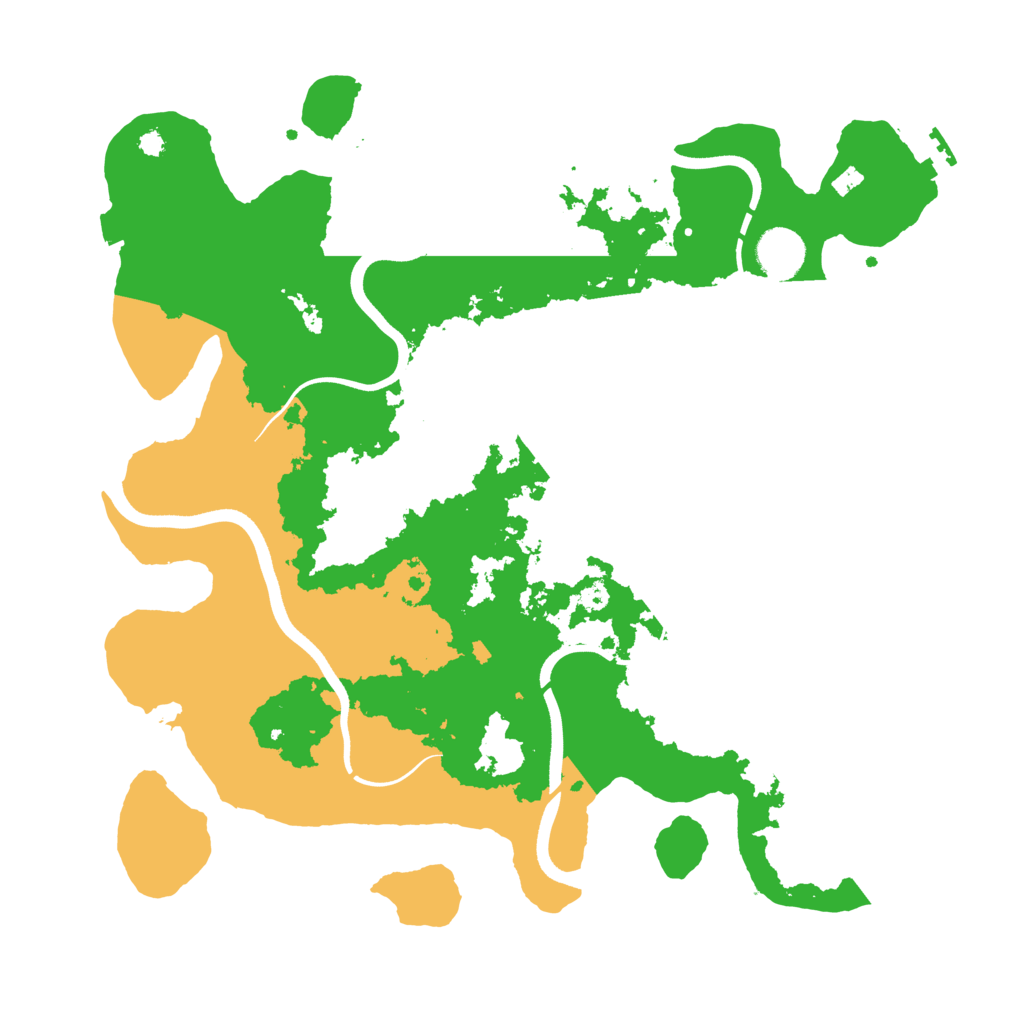 Biome Rust Map: Procedural Map, Size: 3700, Seed: 938539