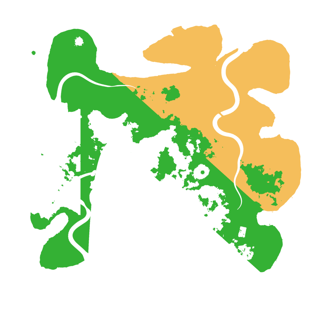 Biome Rust Map: Procedural Map, Size: 3250, Seed: 5840