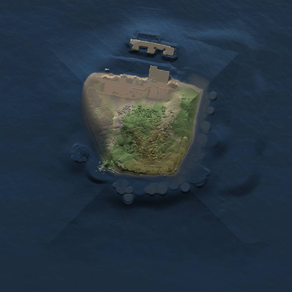 Rust Map: Procedural Map, Size: 1000, Seed: 559687792, 2 Monuments