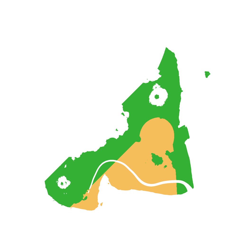 Biome Rust Map: Procedural Map, Size: 2000, Seed: 1966751822