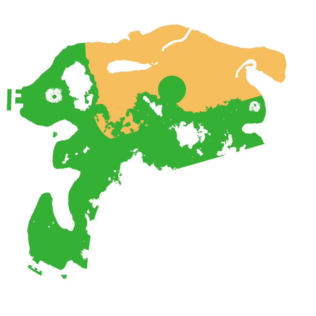 Biome Rust Map: Procedural Map, Size: 3000, Seed: 1594948560