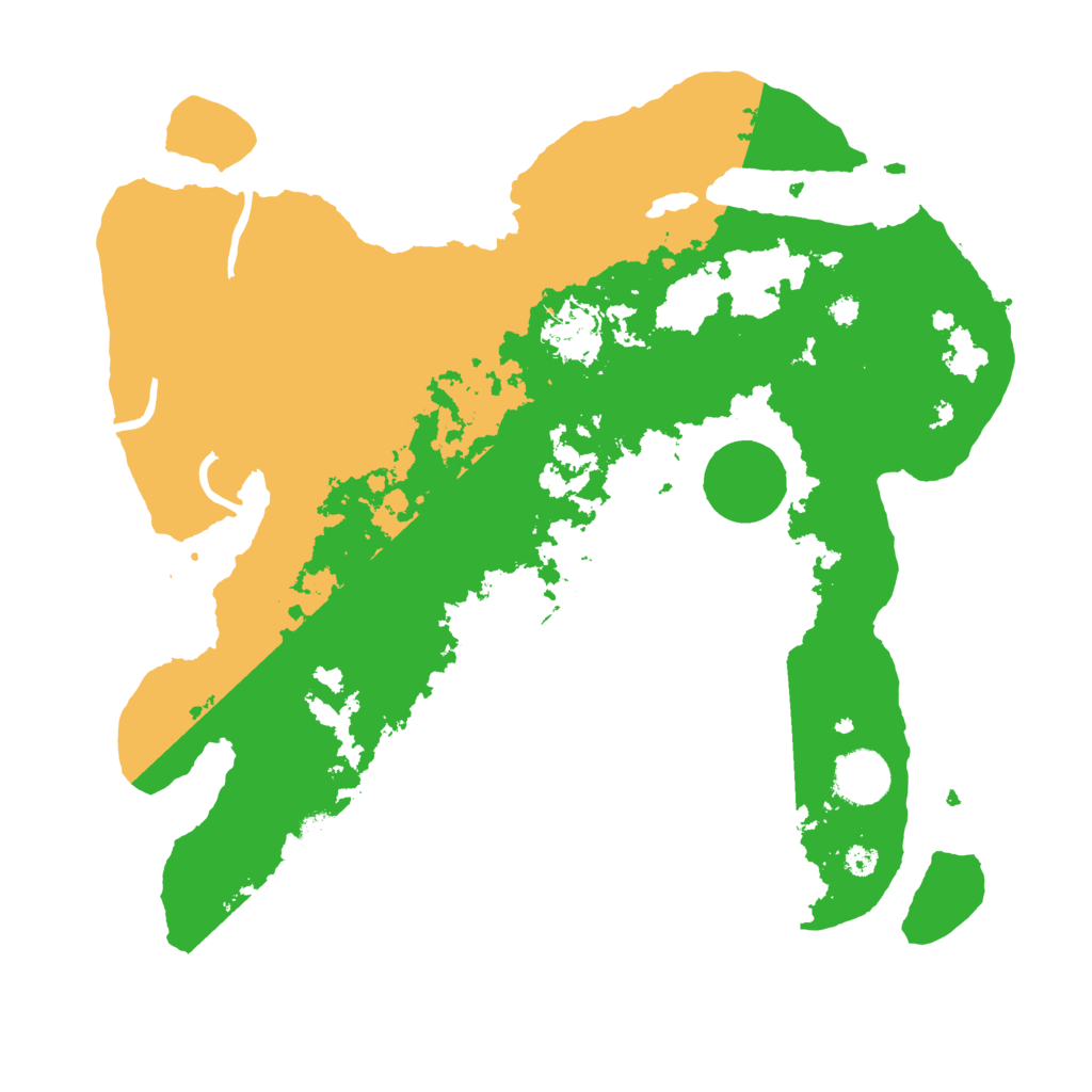 Biome Rust Map: Procedural Map, Size: 3500, Seed: 69041455