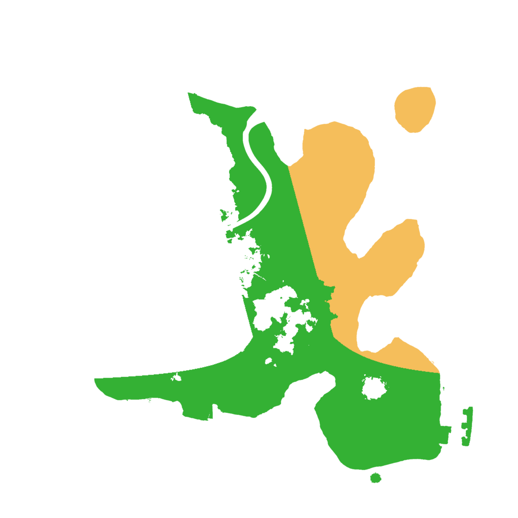Biome Rust Map: Procedural Map, Size: 2000, Seed: 140