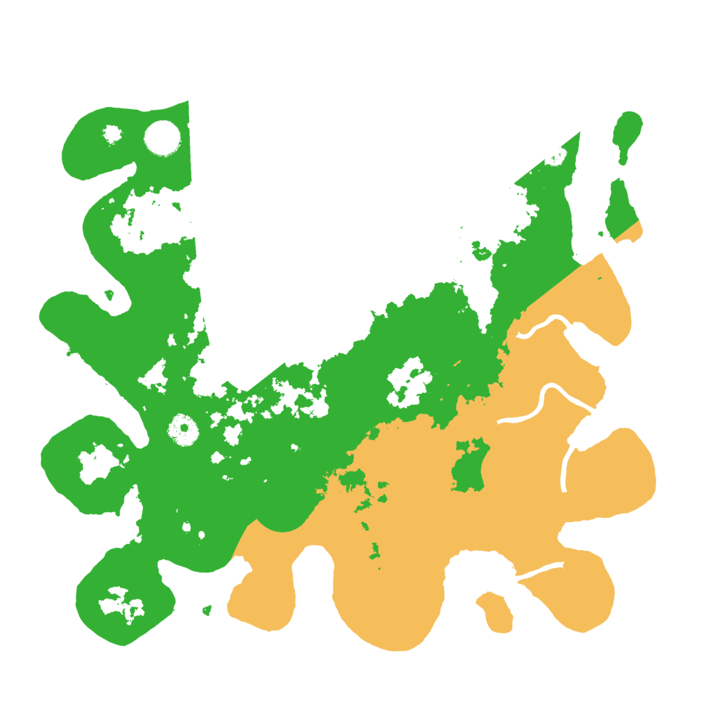Biome Rust Map: Procedural Map, Size: 3500, Seed: 541769553