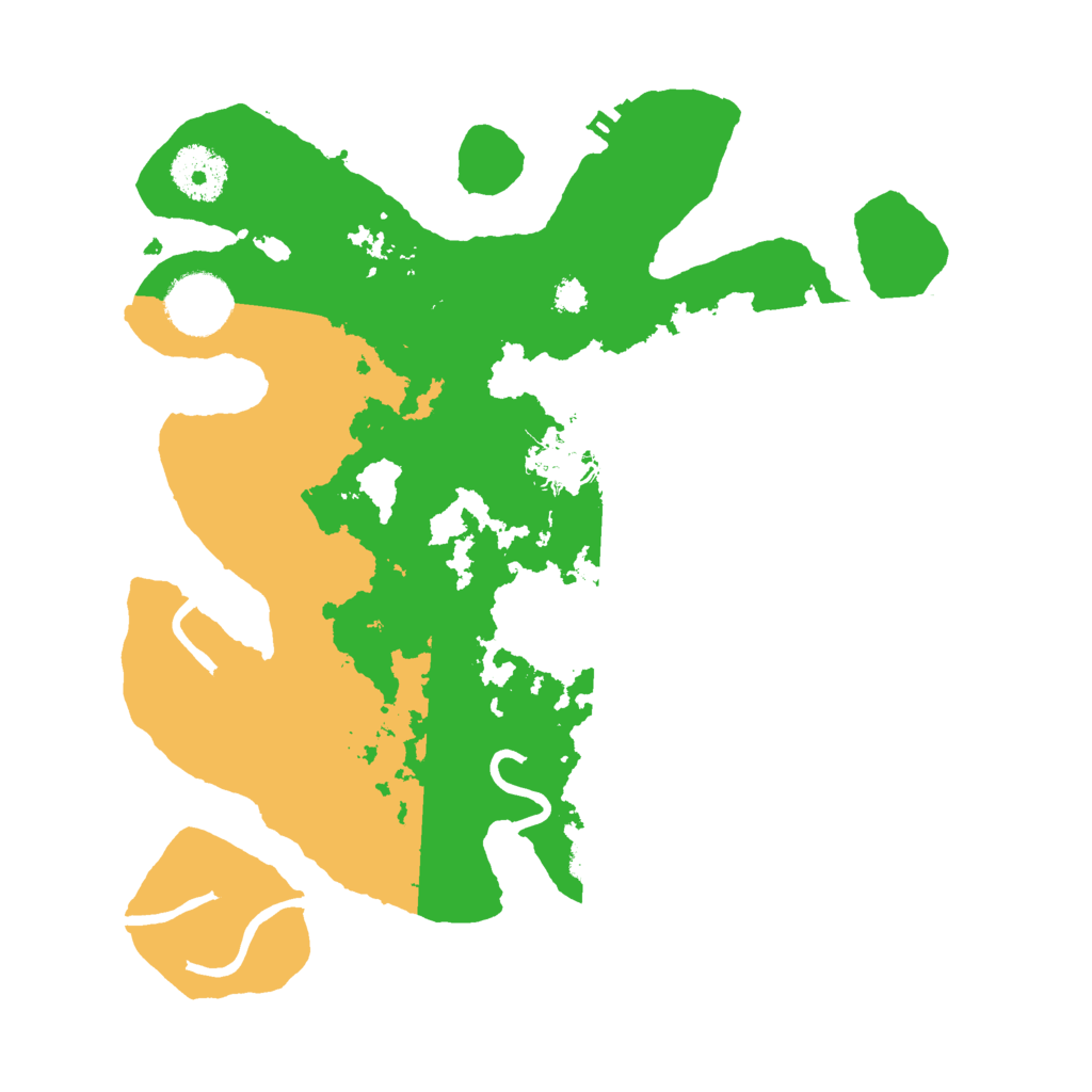 Biome Rust Map: Procedural Map, Size: 3000, Seed: 49218147