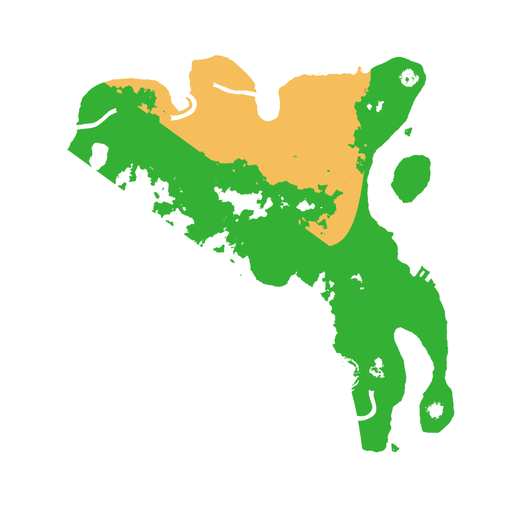 Biome Rust Map: Procedural Map, Size: 3000, Seed: 1538964209