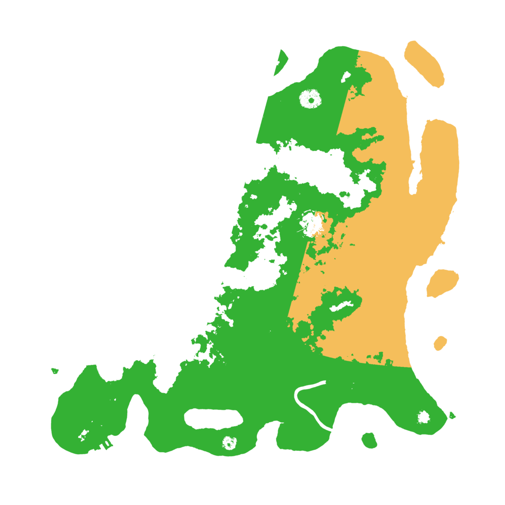 Biome Rust Map: Procedural Map, Size: 3700, Seed: 637107