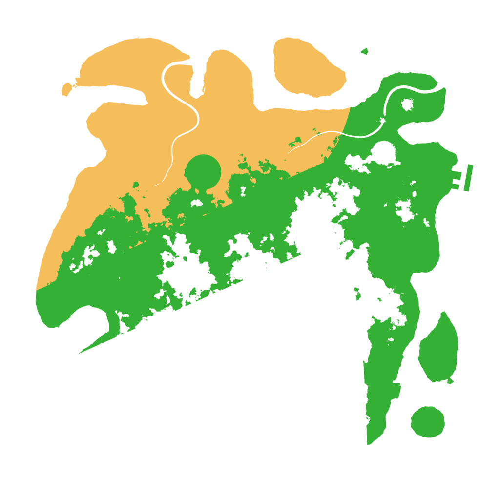 Biome Rust Map: Procedural Map, Size: 3750, Seed: 110705264