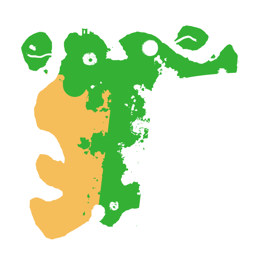 Biome Rust Map: Procedural Map, Size: 3000, Seed: 524431563