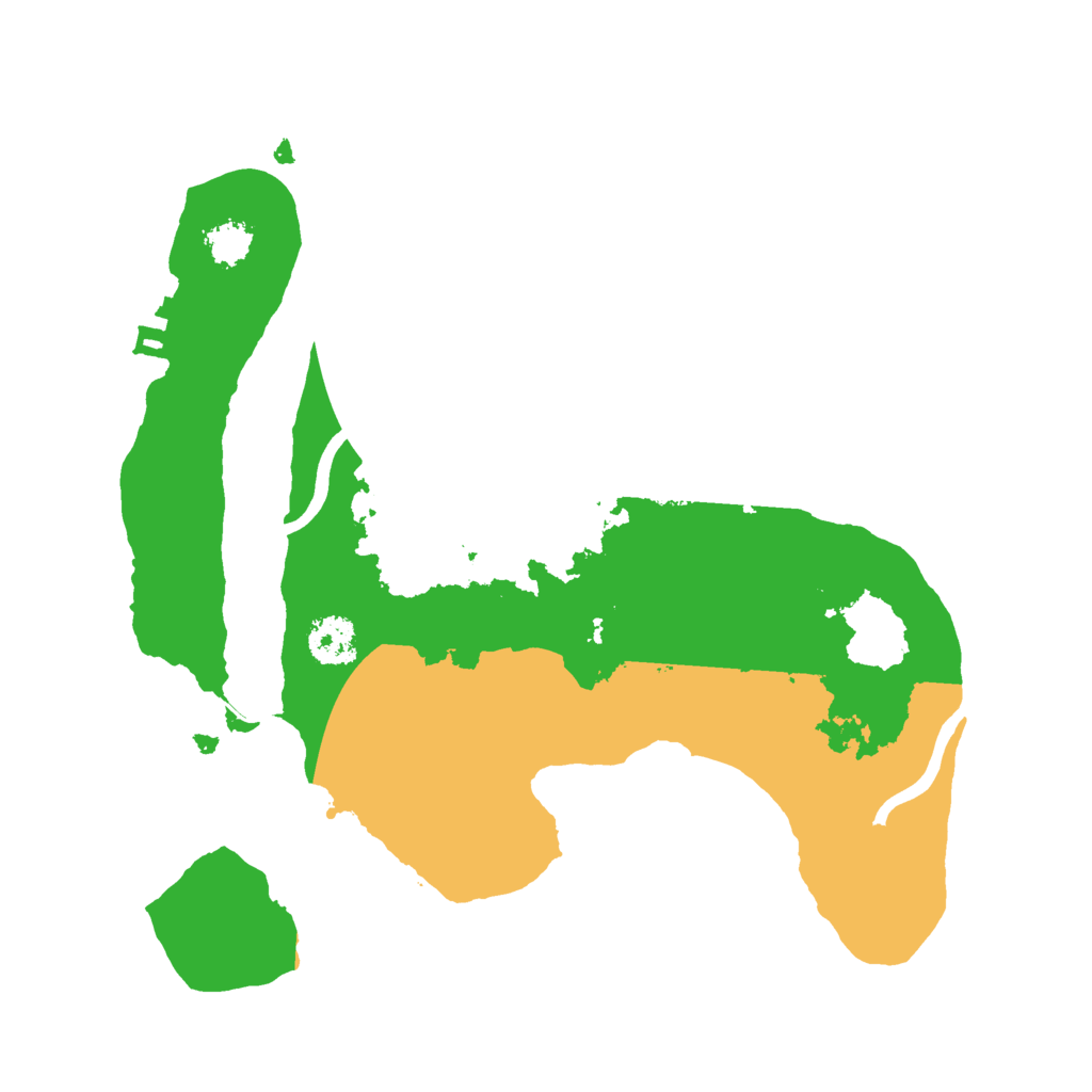 Biome Rust Map: Procedural Map, Size: 2300, Seed: 600