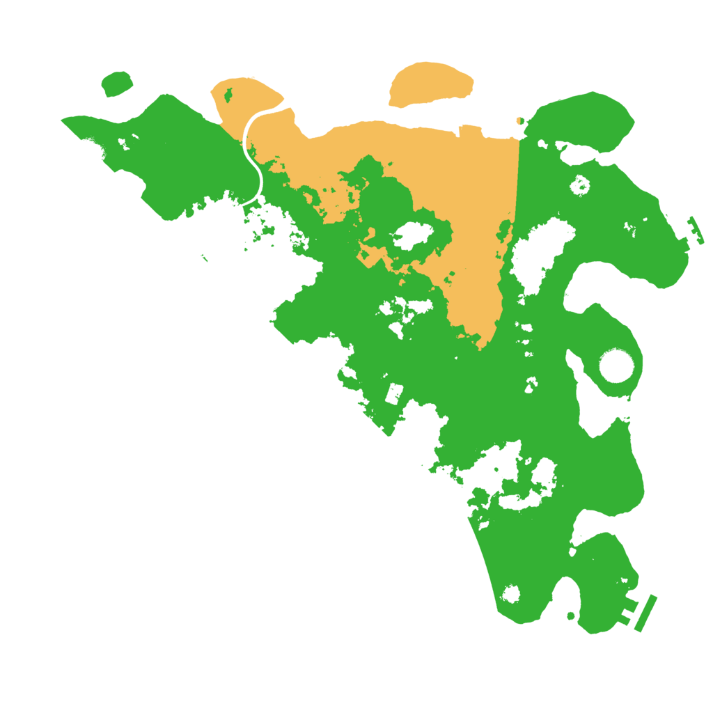 Biome Rust Map: Procedural Map, Size: 3700, Seed: 152102806