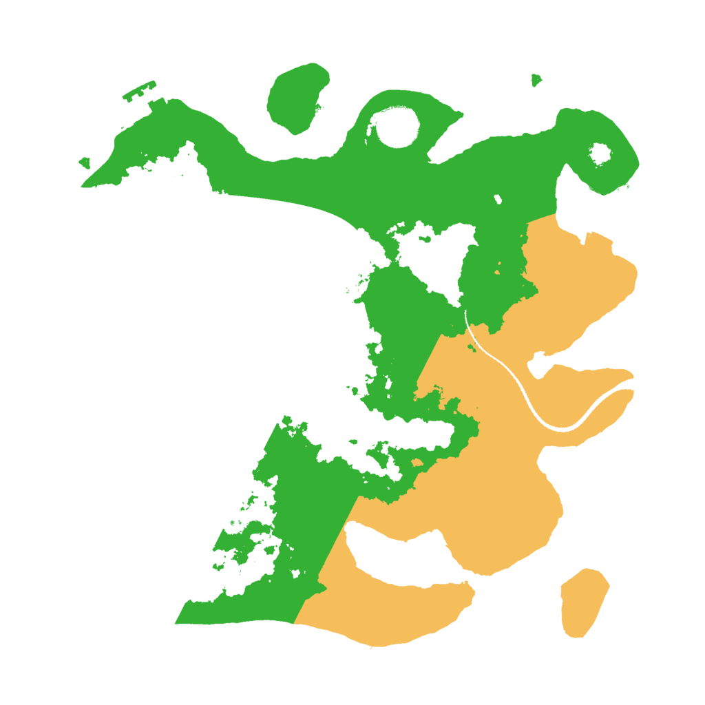 Biome Rust Map: Procedural Map, Size: 3000, Seed: 81402194