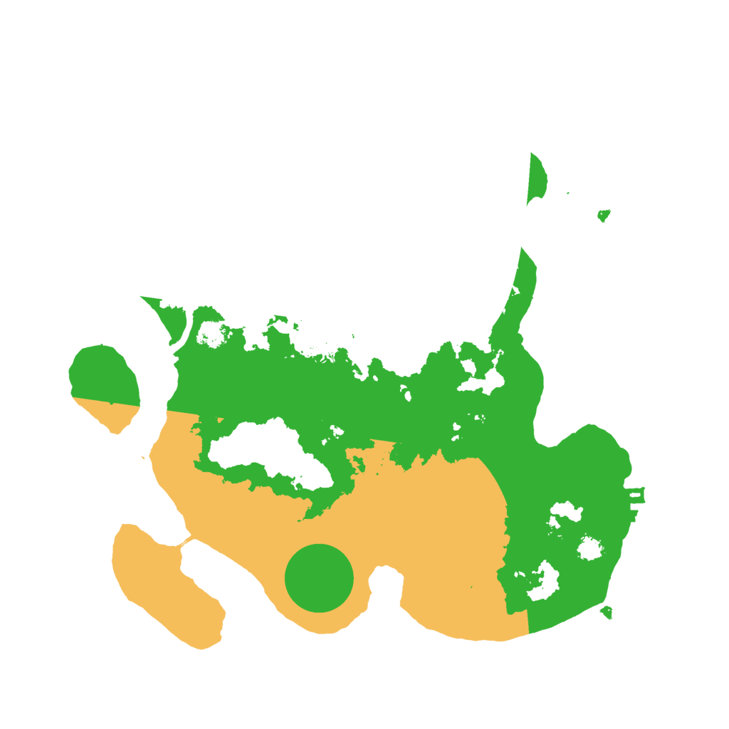 Biome Rust Map: Procedural Map, Size: 2800, Seed: 2095705630