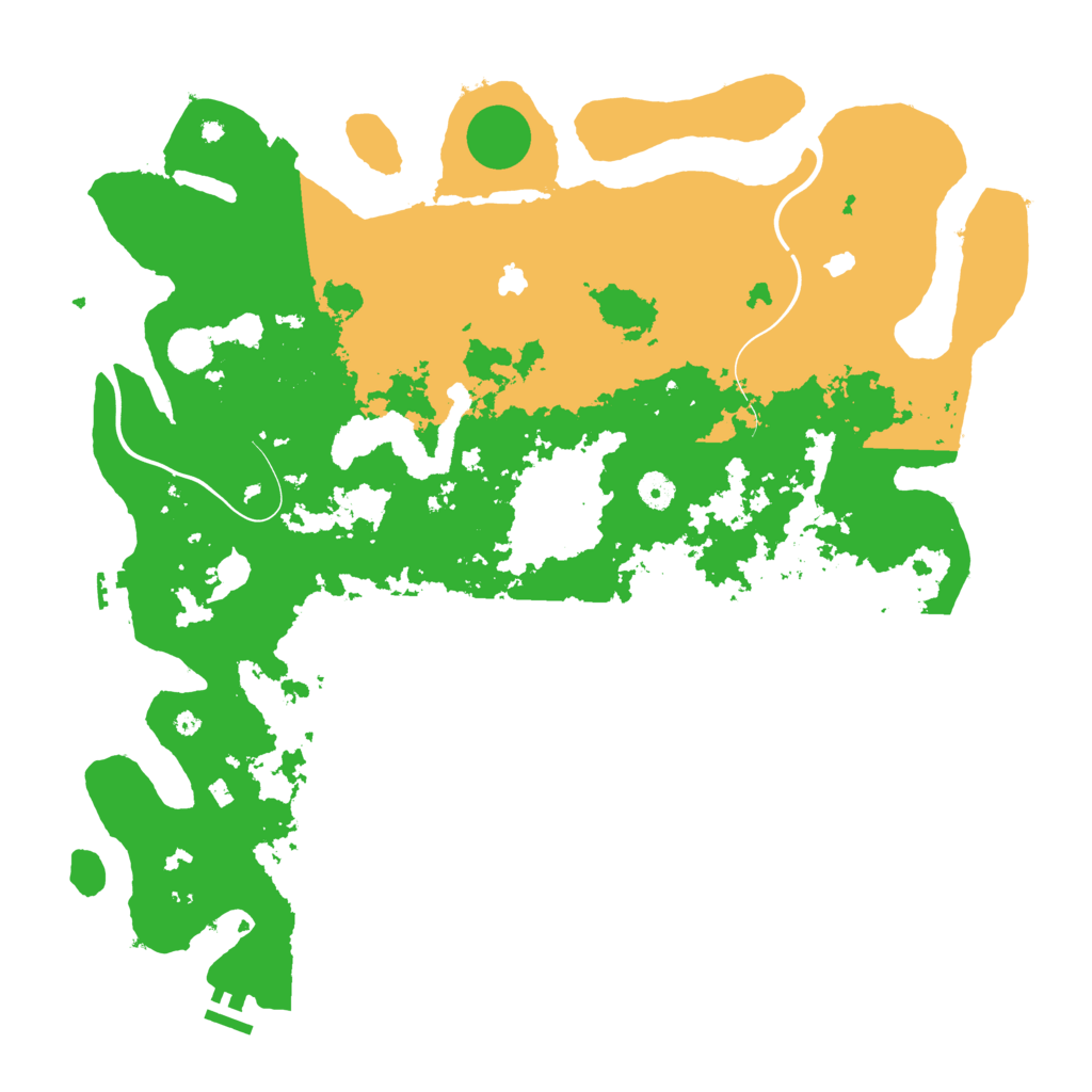 Biome Rust Map: Procedural Map, Size: 4500, Seed: 337641933