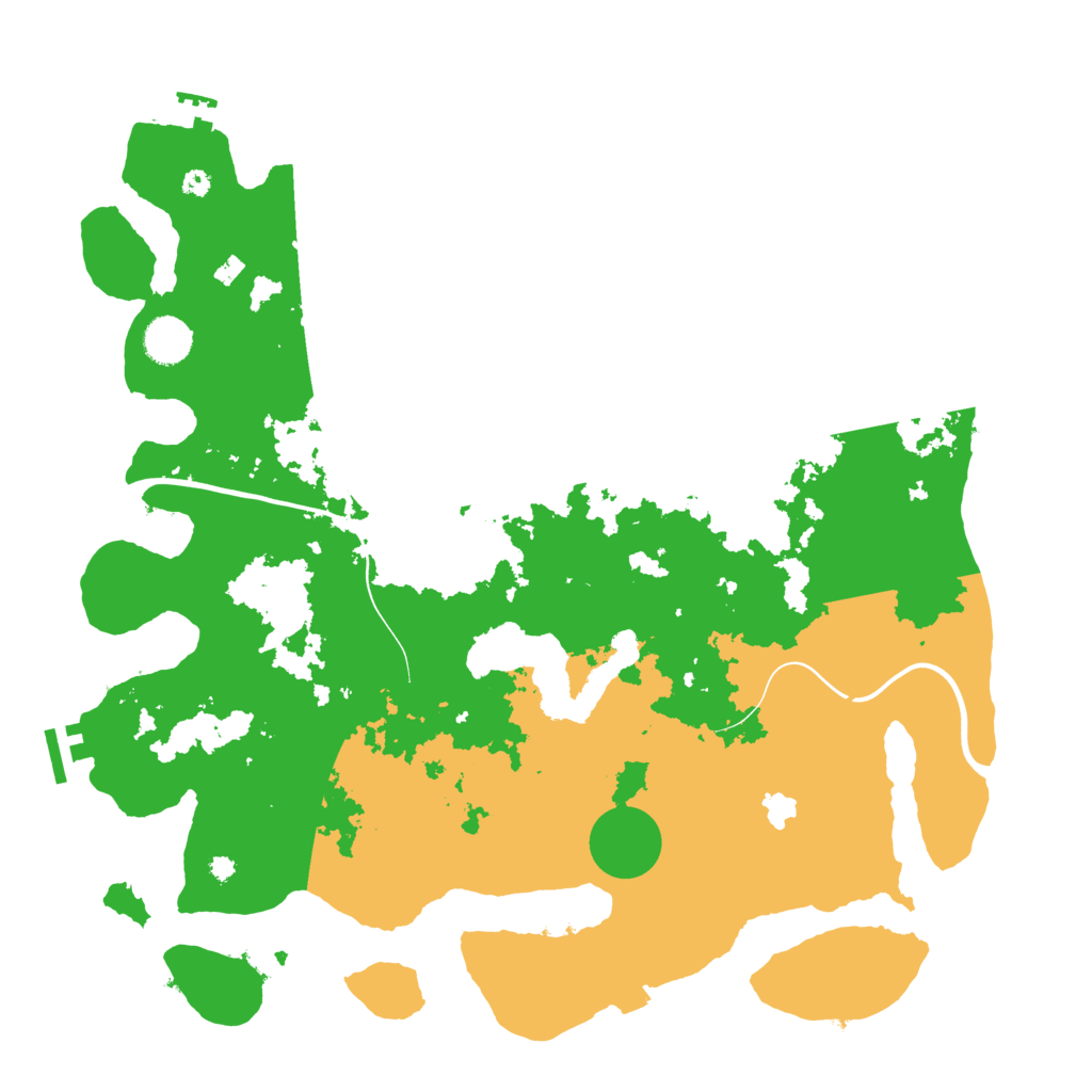 Biome Rust Map: Procedural Map, Size: 4000, Seed: 7418445