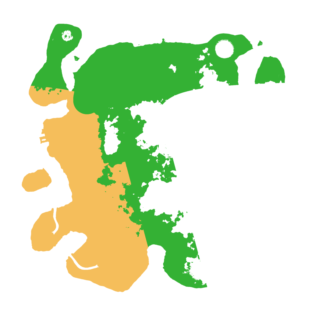 Biome Rust Map: Procedural Map, Size: 3000, Seed: 266619