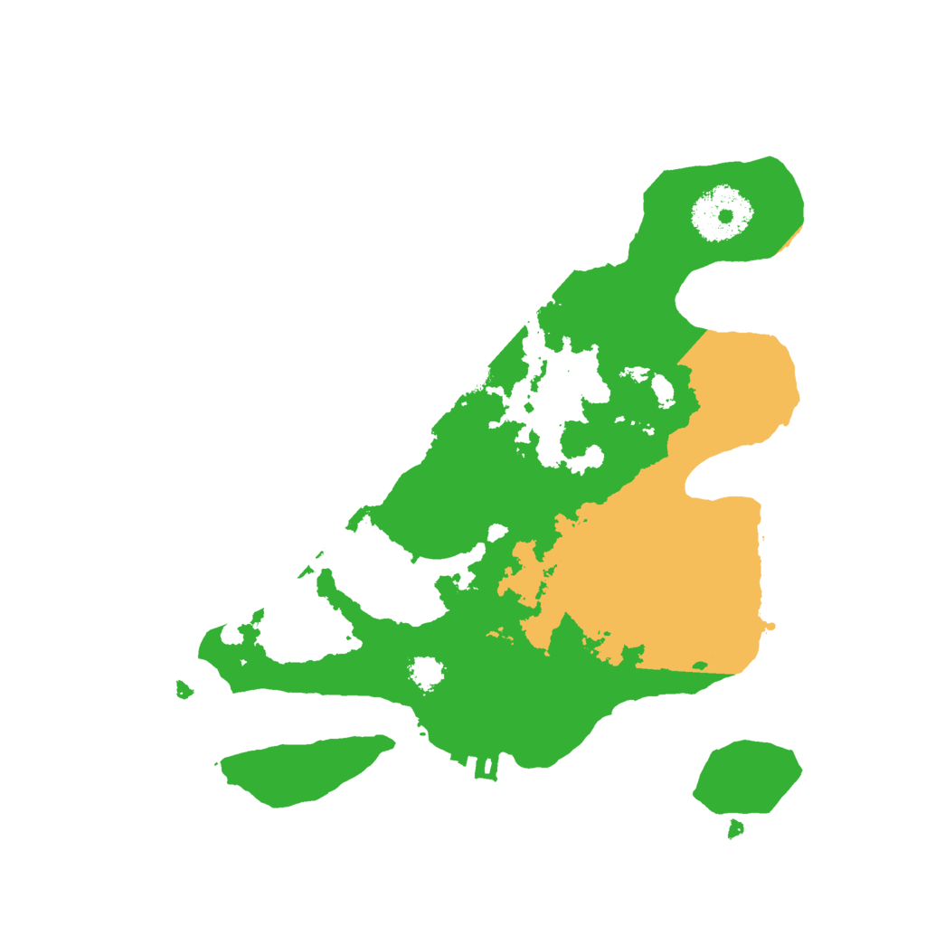 Biome Rust Map: Procedural Map, Size: 2500, Seed: 20471