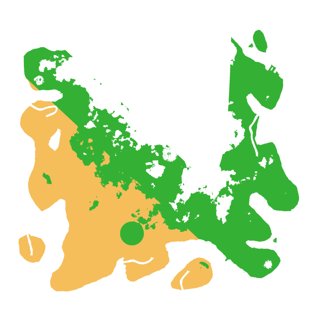 Biome Rust Map: Procedural Map, Size: 3500, Seed: 474157083