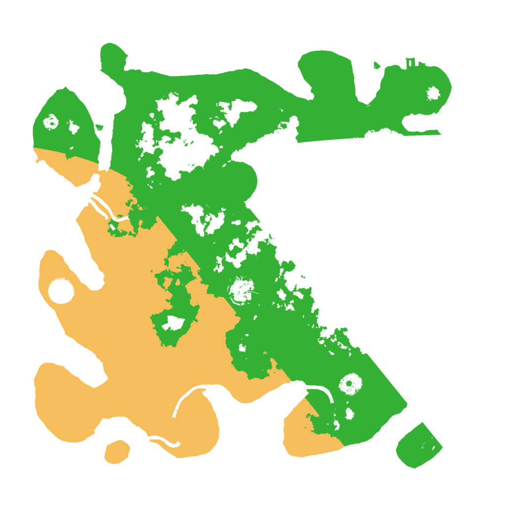 Biome Rust Map: Procedural Map, Size: 3500, Seed: 34301714