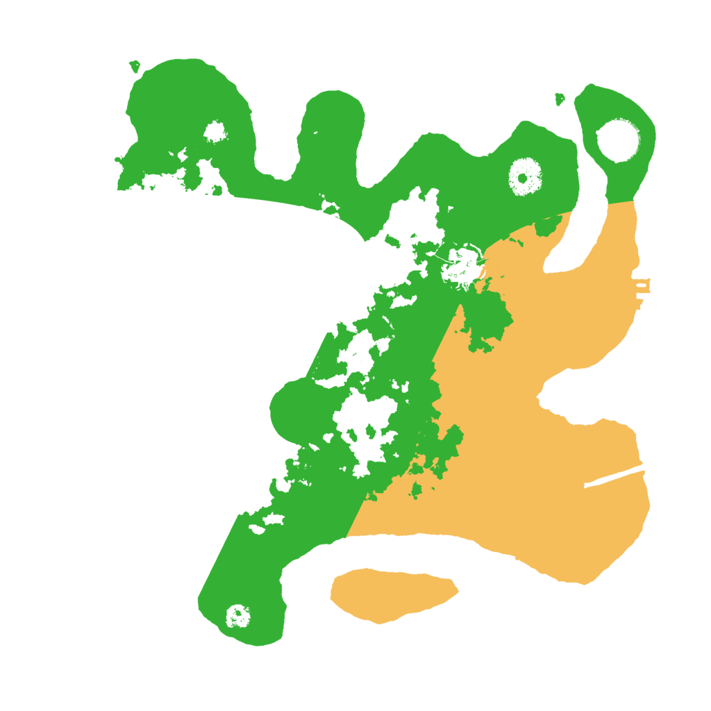 Biome Rust Map: Procedural Map, Size: 3000, Seed: 25000