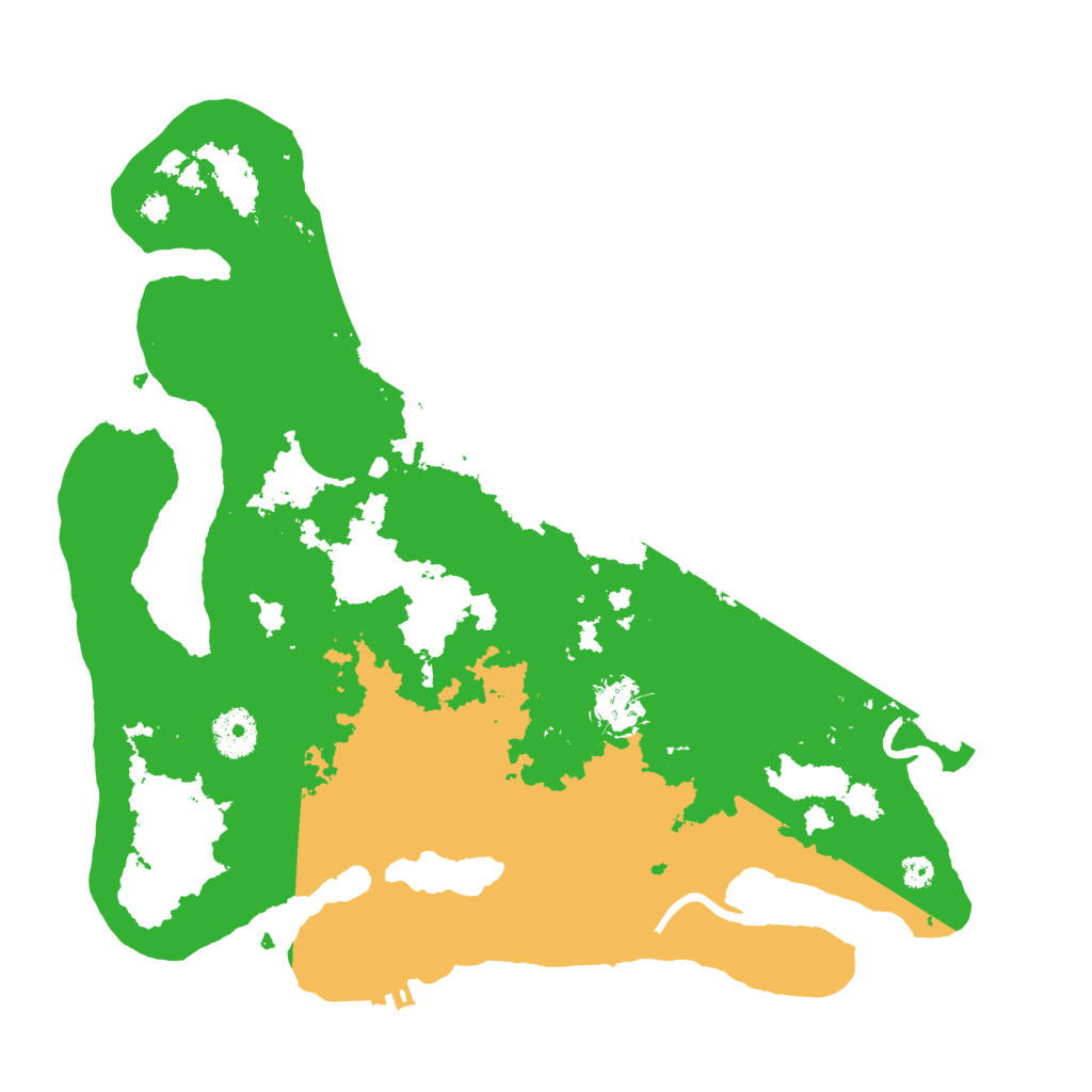 Biome Rust Map: Procedural Map, Size: 3500, Seed: 58017867