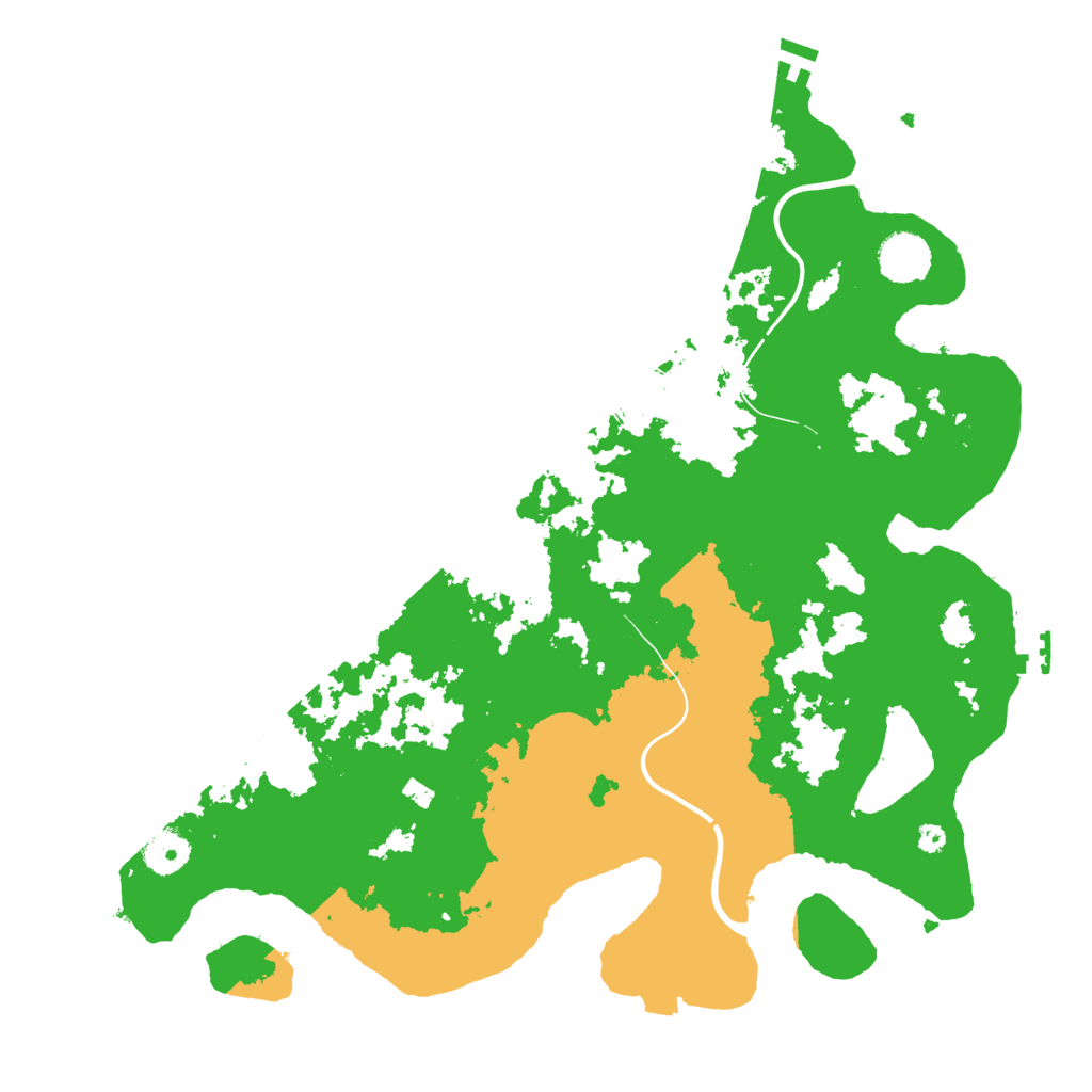 Biome Rust Map: Procedural Map, Size: 3850, Seed: 404734323