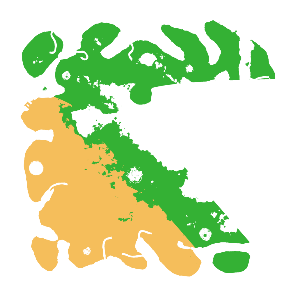 Biome Rust Map: Procedural Map, Size: 3700, Seed: 764709