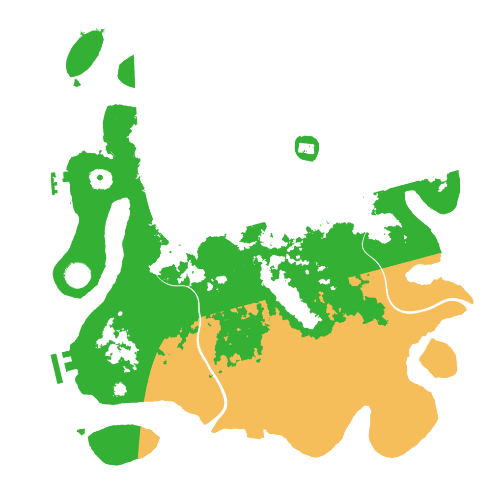 Biome Rust Map: Procedural Map, Size: 3400, Seed: 555420