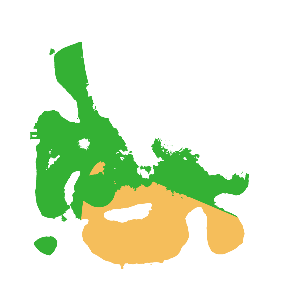 Biome Rust Map: Procedural Map, Size: 2400, Seed: 246580787