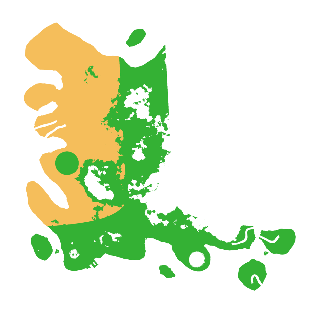 Biome Rust Map: Procedural Map, Size: 3500, Seed: 219623164