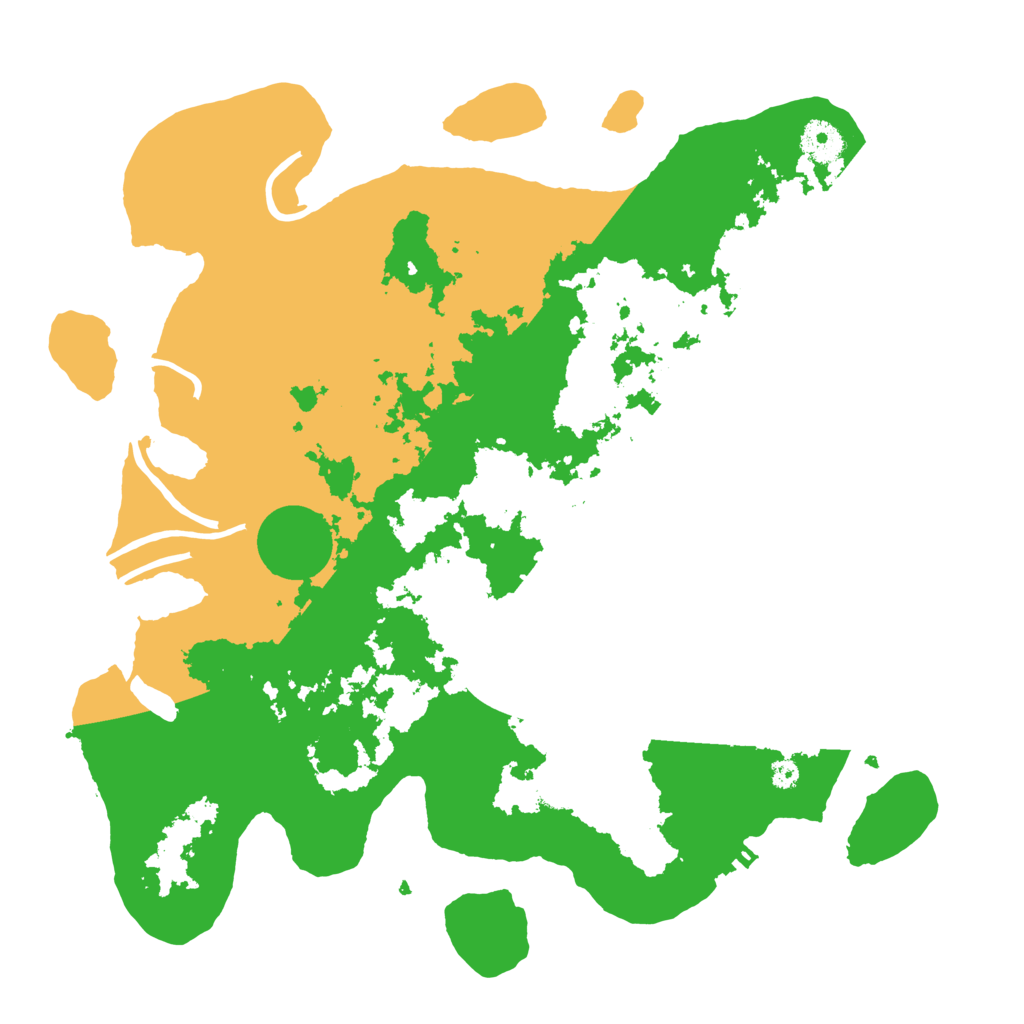 Biome Rust Map: Procedural Map, Size: 3700, Seed: 908695