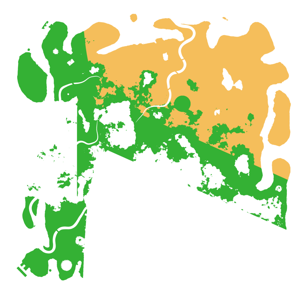 Biome Rust Map: Procedural Map, Size: 5000, Seed: 1293168060