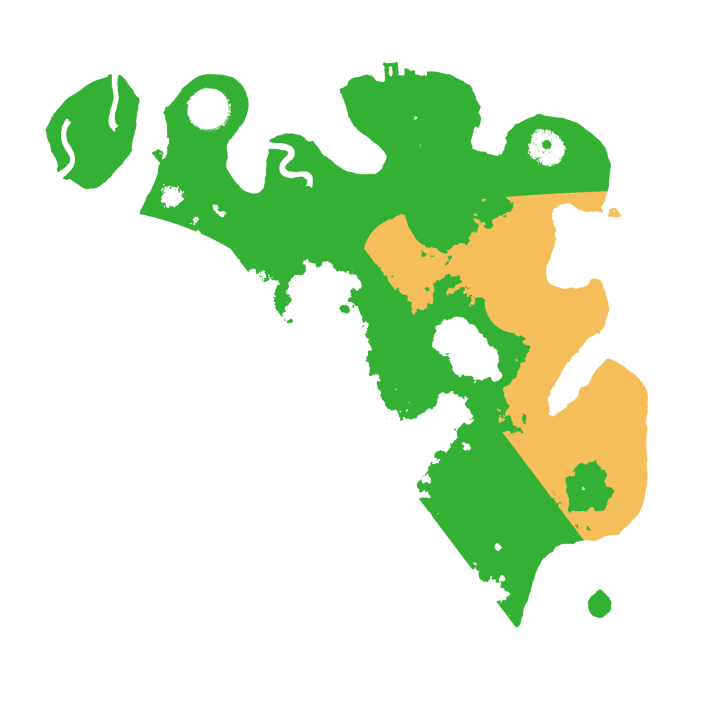 Biome Rust Map: Procedural Map, Size: 3000, Seed: 45678376