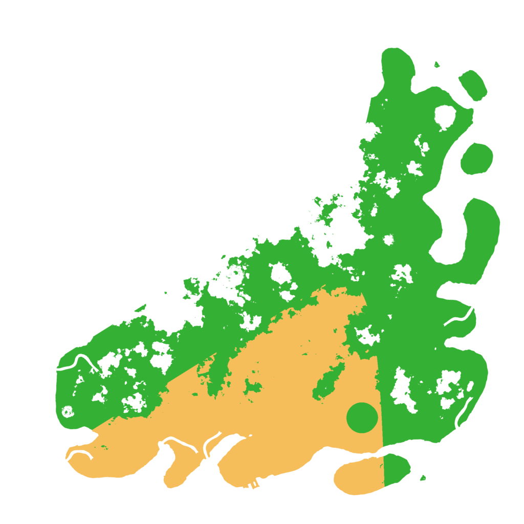 Biome Rust Map: Procedural Map, Size: 4500, Seed: 8018