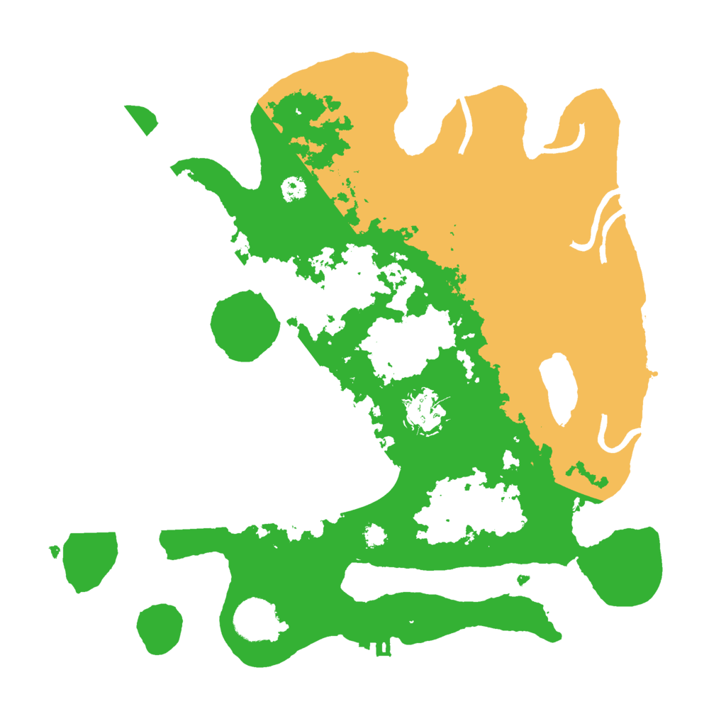 Biome Rust Map: Procedural Map, Size: 3000, Seed: 1439580314