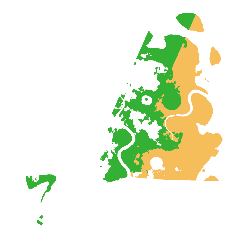 Biome Rust Map: Procedural Map, Size: 3500, Seed: 19756055