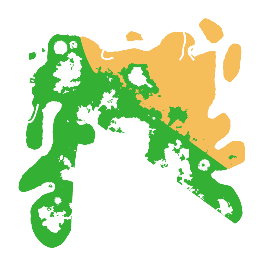 Biome Rust Map: Procedural Map, Size: 3500, Seed: 51786327