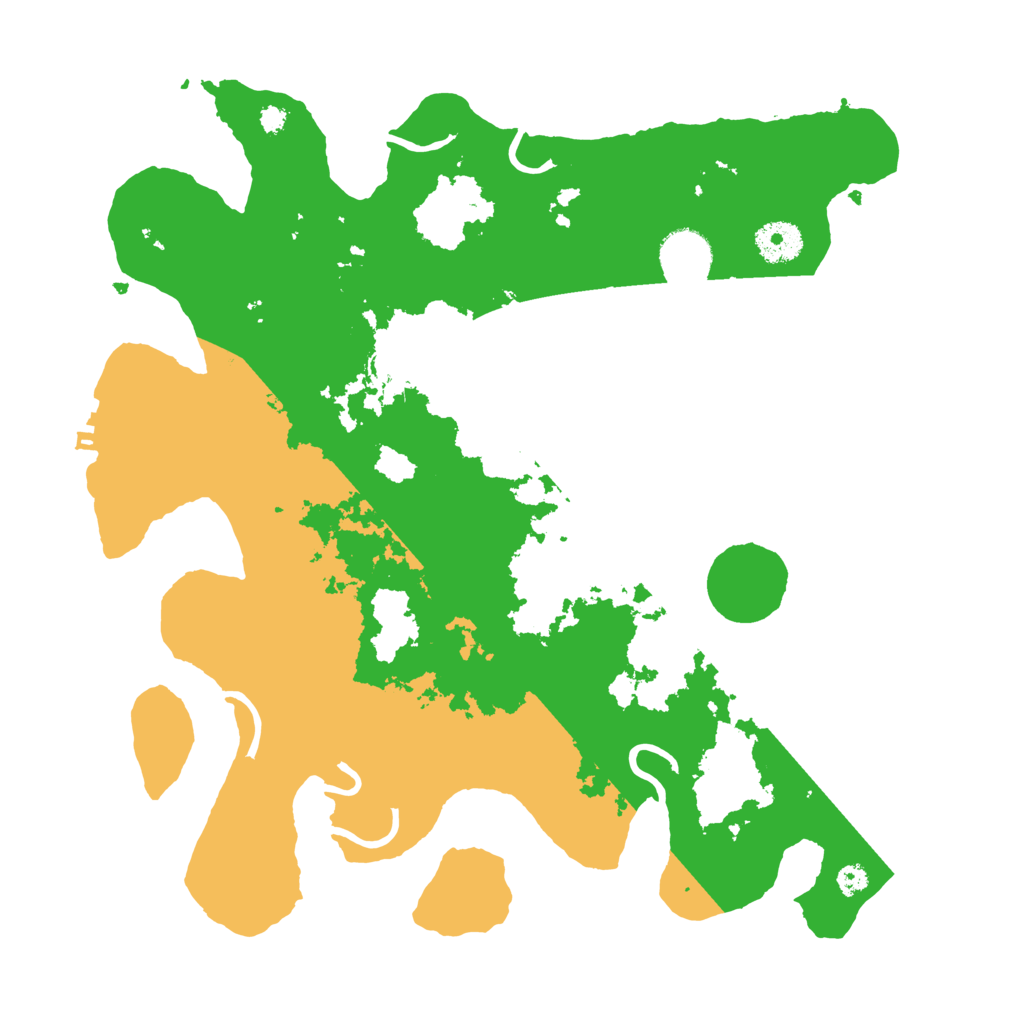 Biome Rust Map: Procedural Map, Size: 3500, Seed: 54960995