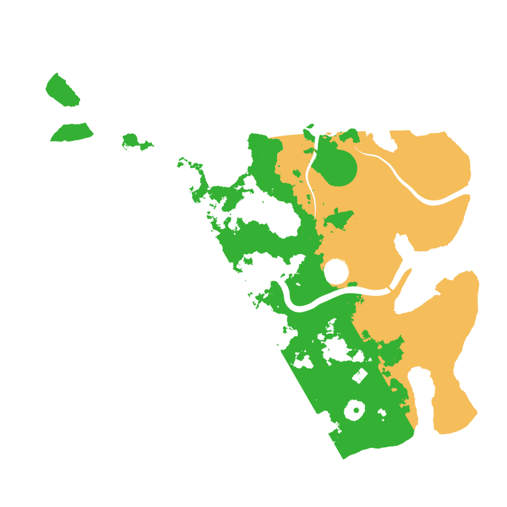 Biome Rust Map: Procedural Map, Size: 3700, Seed: 1826244702