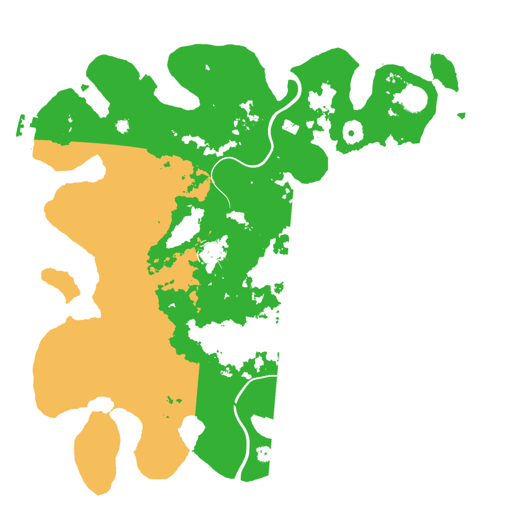 Biome Rust Map: Procedural Map, Size: 3500, Seed: 1174066838