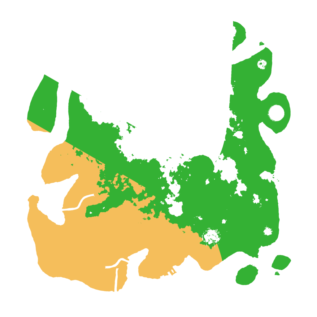 Biome Rust Map: Procedural Map, Size: 3500, Seed: 63505874
